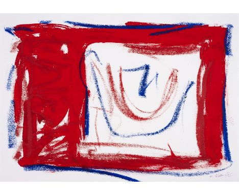 δ William Gear (1915-1997)UntitledOil stick on paper, 1996, signed and dated in purple ink, sheet 358 x 490mm (14 1/8 x 19 1/