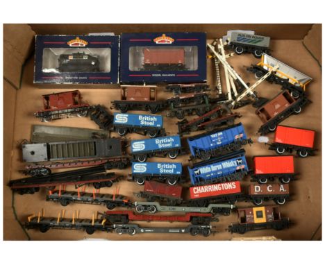 Hornby (GB/China) OO Gauge Bachmann Branchline Plus others - Assortment of BRT Grain Wagons, SAA Flatbeds and other wagons. C