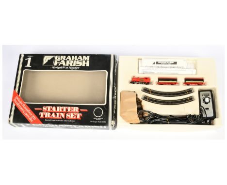 Graham Farish (Poole) N Gauge No. 8530 'The Gaffer' Train set - to include The Gaffer 1994 Locomotive with two carriages, con