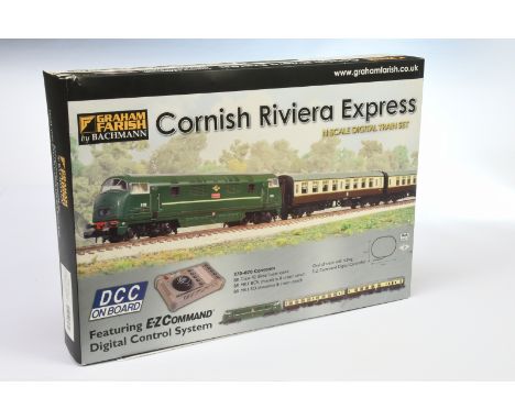 Graham Farish by Bachmann N Gauge 370-070 "Cornish Riviera Express" Train Set containing BR green Class 42 Diesel Hydraulic W