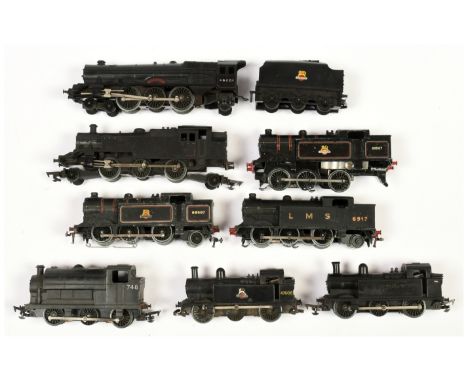 Hornby Dublo OO Gauge 2 &amp; 3-rail Plus Tri-ang locomotives - To include BR Black EDL17 locomotives Plus others. One has be