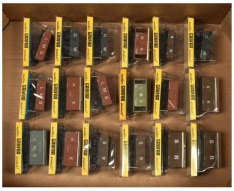 Graham Farish group of 18x OO Gauge wagons to include LMS Refrigerator Van plus others (see photo). Conditions are Near Mint 