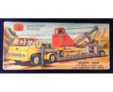 A boxed Corgi Major Gift Set No.27 Machinery Carrier with Bedford Tractor Unit and Priestman Cub Shovel.