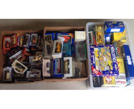 3 large boxes of boxed diecast to include Lledo, Corgi & Matchbox.