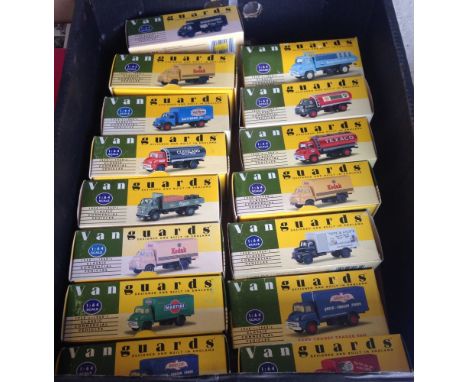 15 boxed Vanguards 1:64 scale lorries & vans.