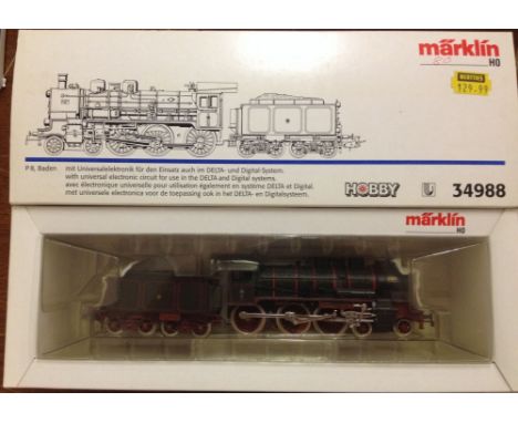 A Marklin HO gauge locomotive P7 Baden #34988.