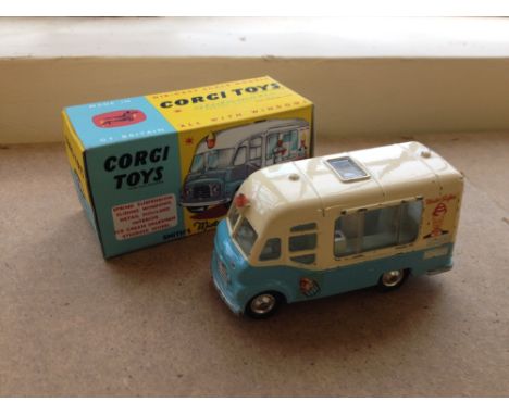 A boxed Corgi Mister Softee Ice Cream van #428. Original paintwork in repro box.