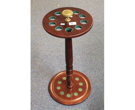 10 section circular stick or cue stand. 