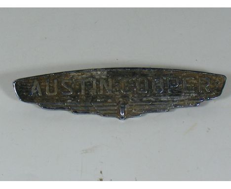 A Vintage Austin Cooper Badge