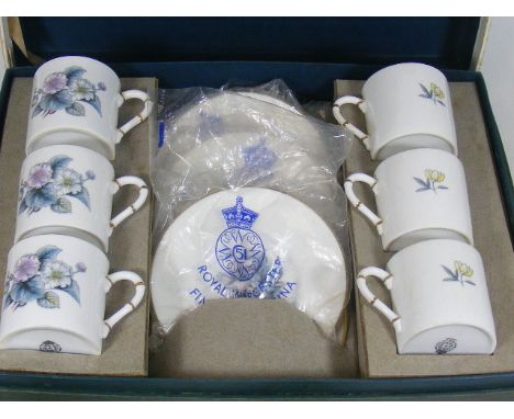 A Boxed Royal Worcester Cup & Saucer Set