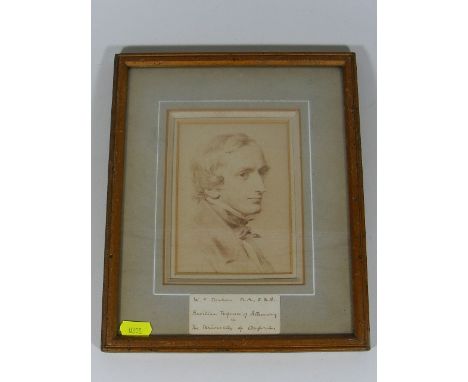 An Ink Sketch Of William F. Donkin, Oxford University Astronomy