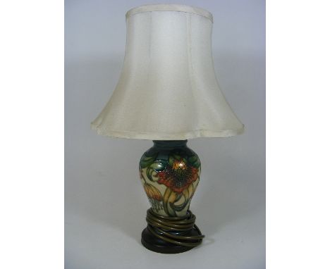 A Moorcroft Pottery Lamp