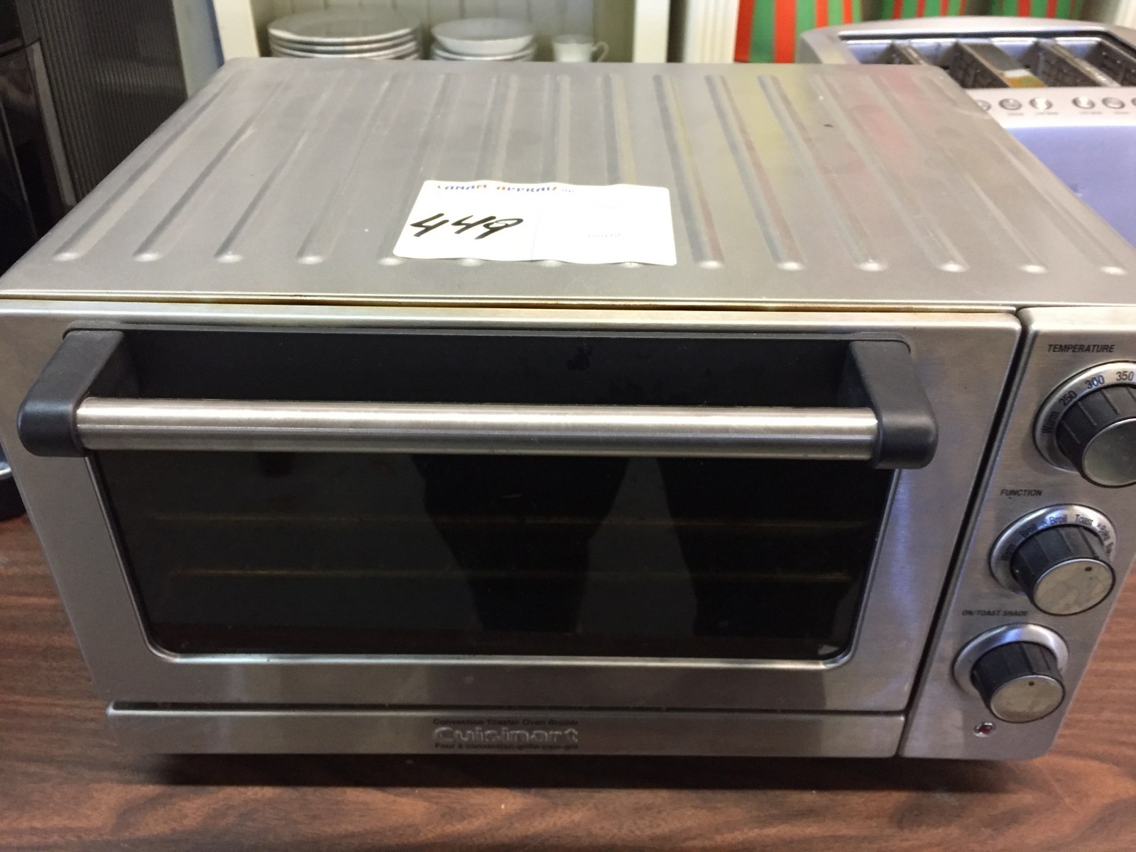 CUISINART CONVECTION OVEN/TOASTER MODEL CTO120PCC
