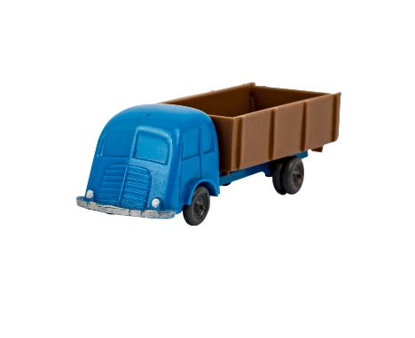WIKING Fiat-Pritschenwagen, 1953, unverglaster Drahtachser, himmelblaue Kabine (durch Lichteinwirkung min. aufgehellt), nur a