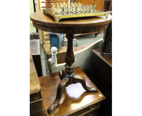 19th century Rosewood Top tripod side table