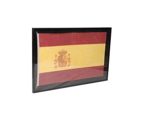 { Option of lots:  148, 149 } Flag Shadow Box Spain  A Visually Compelling Addition To Any Room With A Bold Graphic Print, Ou