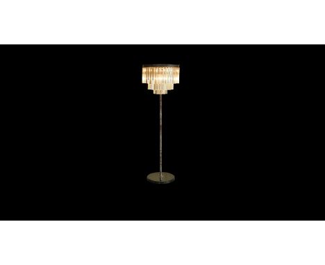 Odeon Marble Floor Lamp (UK)  A Classic Design Using Ancient Materials. The Odeon Marble Pendant Replaces Glass Crystals With