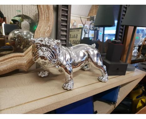 { Option of lots:  472 } Large Electroplated Bulldog This unique aesthetically pleasing electroplated bulldog is perfect for 