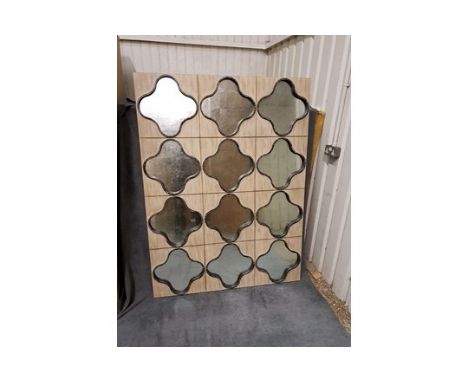 Boyd Gentain Mirror A Stunning Wall Tile Effect Framed Mirror 1250 x 33 x 1665 cm MSRP £2537