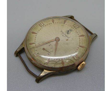 A Real Madrid C de F manual wind wristwatch head, 40mm 