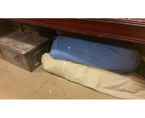 Metal trunk, camping item etc.