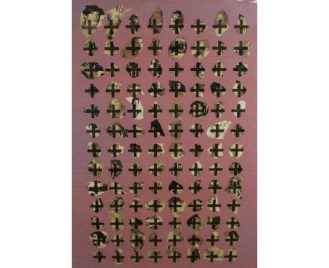 *Brian Clarke (b. 1953) silkscreen print - Boys, signed, A/P dated '80 and dedicated: 'For Peter with thanks', image 100 x 69