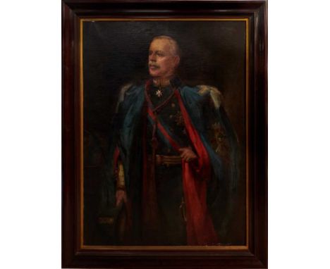 Philip Tennyson Cole (1862-1939) oil on canvas - portrait of Owen Cosby Philipps, 1st Baron Kylsant, K.C.M.G., K.St.J., G.C.M