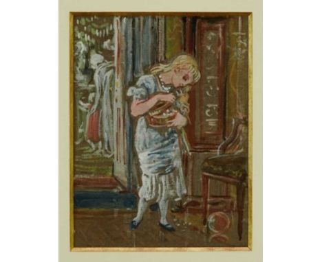 Walter Crane (1845-1915) watercolour - Pandora, in glazed gilt frame, 20cm x 15cmProvenance: Chris Beetles Ltd., London