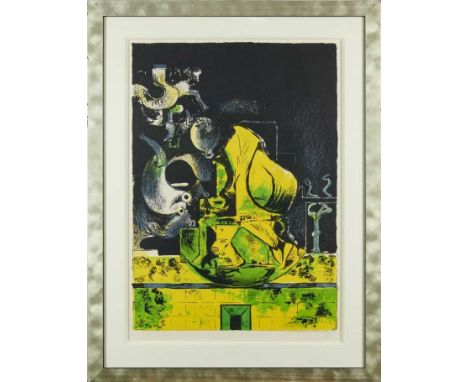 *Graham Sutherland (1903- 1980) lithograph - The Rock, signed with initials and label verso, in glazed frame. 71cm x 50cm