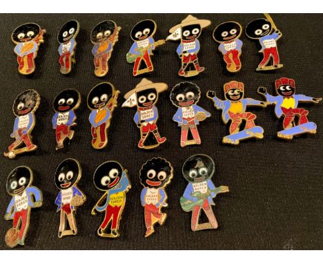 Advertising - a collection of nineteen Golden Shred enamel pin badges 