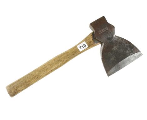 A little used R/H side axe marked True Temper Flint Edge USA G++