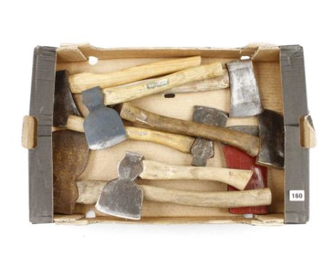 Seven hatchets and an axe head G