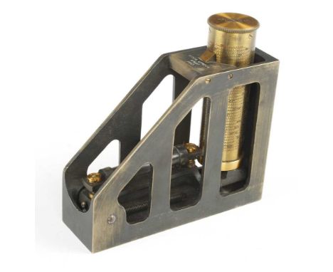 A fine quality Watkin clinometer by PITKIN London No 600 dated 1943 in orig mahogany case G++