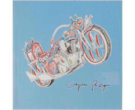 Grayson Perry (b.1960) - Love Doubt Humility, digital colour print on linen, signed with digital print lower right, 35 x 35cm