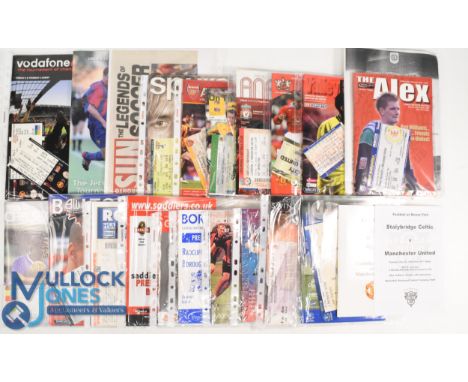 2004/2005 Manchester Utd Premier League away match programmes v Chelsea, Bolton Wanderers, Blackburn Rovers, Spurs, Liverpool