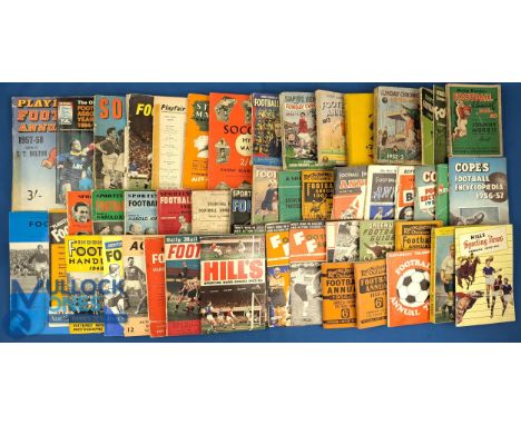 Collection of small football annuals to include Football Favourites 1950/51, 1951/52, 1952/53, New series 1952 nos. 1, 3 and 