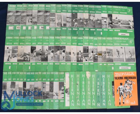 Collection of Hibernian home programmes 1960/61 Kilmarnock (SLC), Celtic, Celtic (SC replay), Barcelona (ICFC), AS Roma (ICFC
