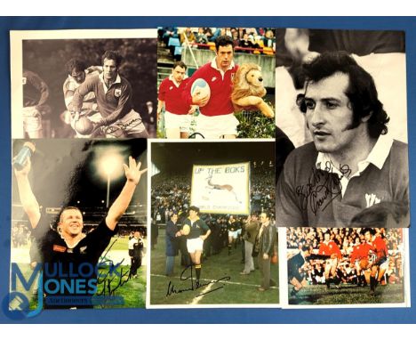 Autographed Rugby Portrait Book and Pictures (c.20): The well- known attractive John Ireland caricatures volume, 'Rugby Chara