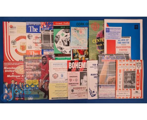 Selection of Manchester Utd friendlies programmes and some Tickets to include 1978 Manchester Utd v Real Madrid centenary mat