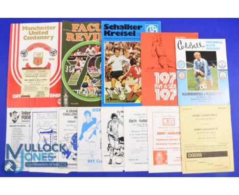 1978/79 Manchester Utd v Real Madrid at OT 7 August 1978 + match ticket (United Centenary match), 1979 FAC Manchester Utd v A