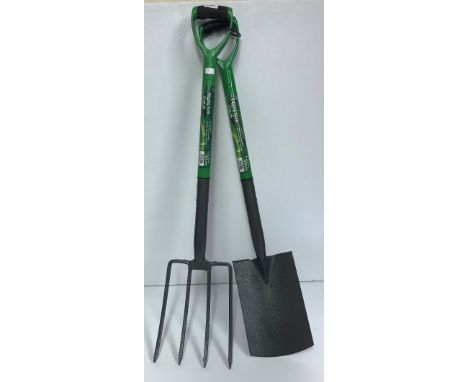 A Green Blade digging fork and spade