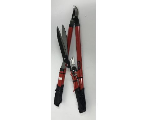 A set of Amtech lopper shears and secateurs