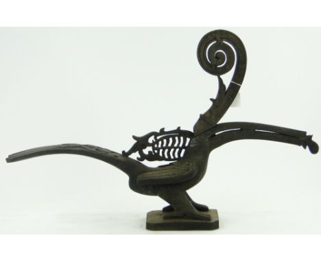 A New Guinea bird figure finial, 
height 19".