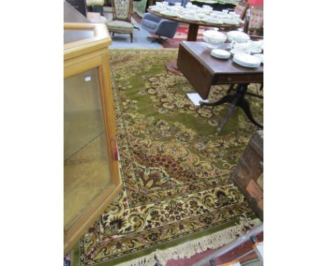 Large patterned wool rug