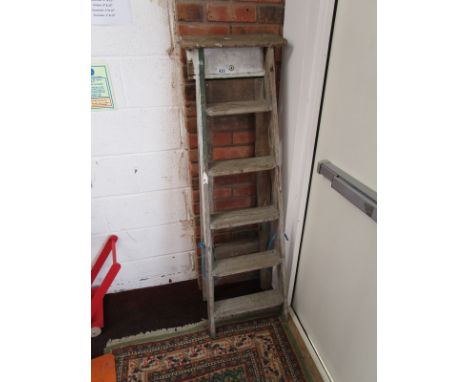 Wooden step ladder