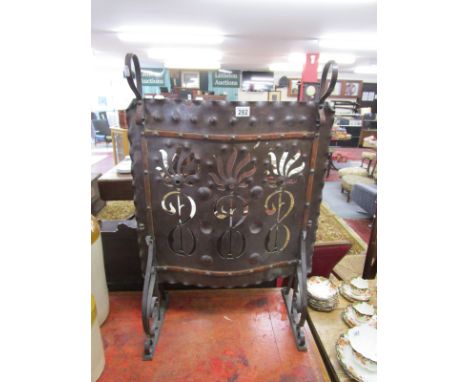 Arts & Crafts fire screen