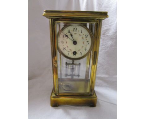 French brass mantle clock