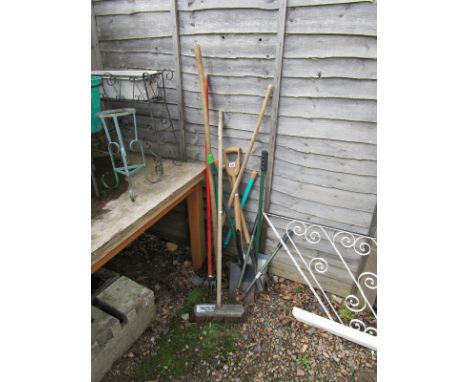 Collection of garden tools etc