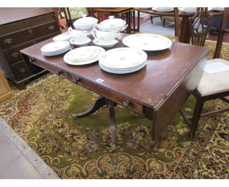 Regency mahogany sofa table