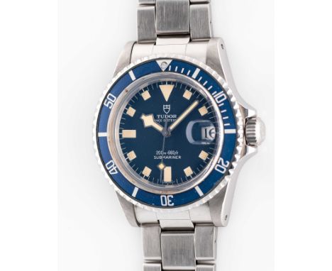 A GENTLEMAN'S STAINLESS STEEL TUDOR OYSTER PRINCE "SNOWFLAKE" SUBMARINER BRACELET WATCHCIRCA 1979, REF. 94110 Movement: 25J, 